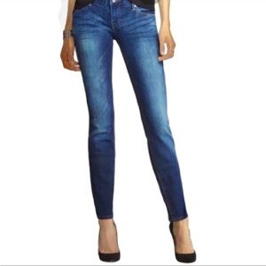 Express Stella low rise boot cut jeans